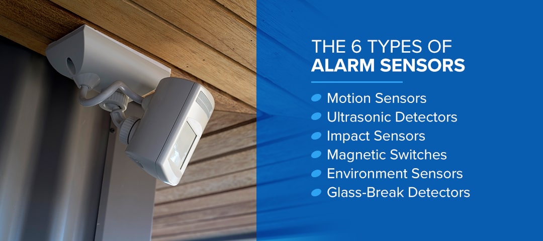 six types of alarm sensors