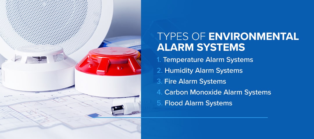 types of environmental alarms