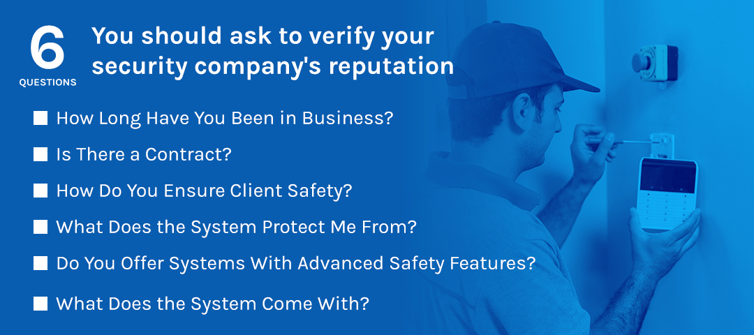 6 questions you should ask to verify security company's reputation